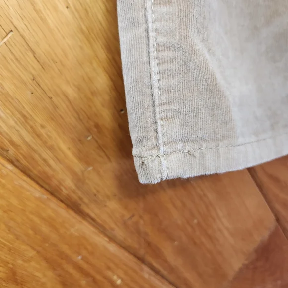 Bandolino Jeans Mandie light brown corduroy straight leg pants missy size 6 - Picture 6 of 13